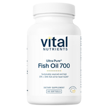 Load image into Gallery viewer, Ultra Pure Fish Oil 700 120 softgels