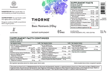 Load image into Gallery viewer, Basic Nutrients 2/Day 60 caps