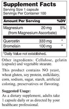Load image into Gallery viewer, Quercetin Bromelain Complex 100ct - The Rothfeld Apothecary