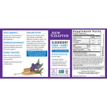 Load image into Gallery viewer, Elderberry Syrup + Honey 24 serv  - Kid Friendly!
