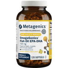 Load image into Gallery viewer, OmegaGenics EPA-DHA 720 Lemon 120 gels
