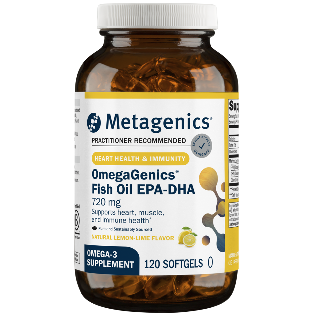 OmegaGenics EPA-DHA 720 Lemon 120 gels
