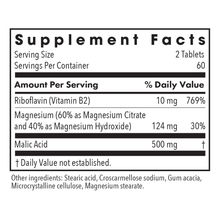 Load image into Gallery viewer, Magnesium Malate Forte 120 tabs

